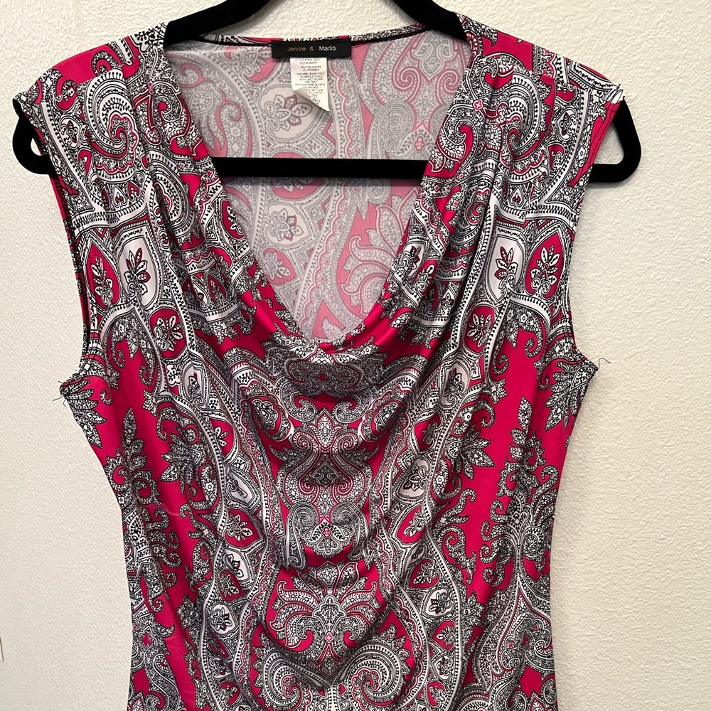 Jennie and Marlis cow neck blouse